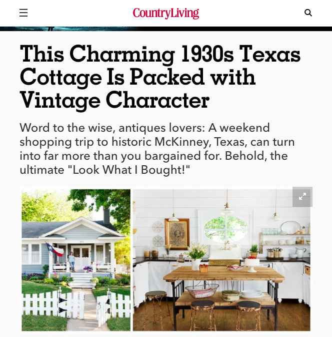 This Charming 1930s Texas Cottage Is Packed with Vintage Character | 203krehabnow.com