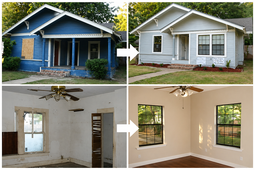 Rehab property scenario in Dallas, TX